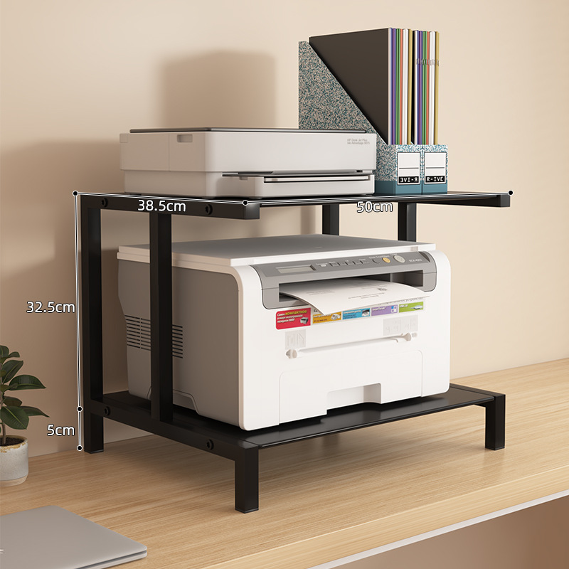 Printer office desktop desk storage rack
