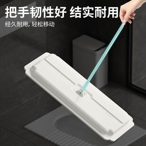 厕所蹲坑盖板蹲便器密封盖防臭堵臭器卫生间通用挡板蹲厕便池防返 - 图0