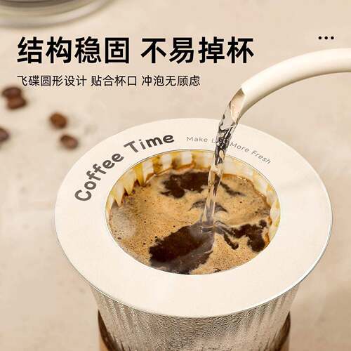 AB耳挂咖啡滤纸飞碟式手冲咖啡过滤纸袋咖啡包咖啡粉过滤器飞碟包 - 图1