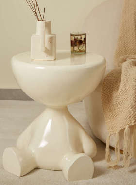 创意摆件床头柜家用边几可移动置物架卧室阳台迷你桌子家居摆件