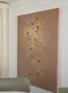 法式中古风挂画客厅装饰画好寓意走廊摆画玄关壁挂画