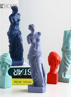 《维纳斯》北欧艺术人物树脂雕塑小石膏头像摆件人像装饰品摆设品
