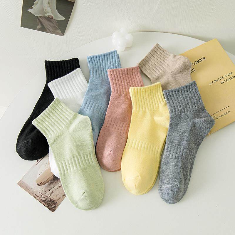 袜子女春秋纯棉防臭防脚气抗菌抗起球商务吸汗透气不臭脚中筒短袜,淘宝优惠券,粉丝福利购,淘宝优惠卷