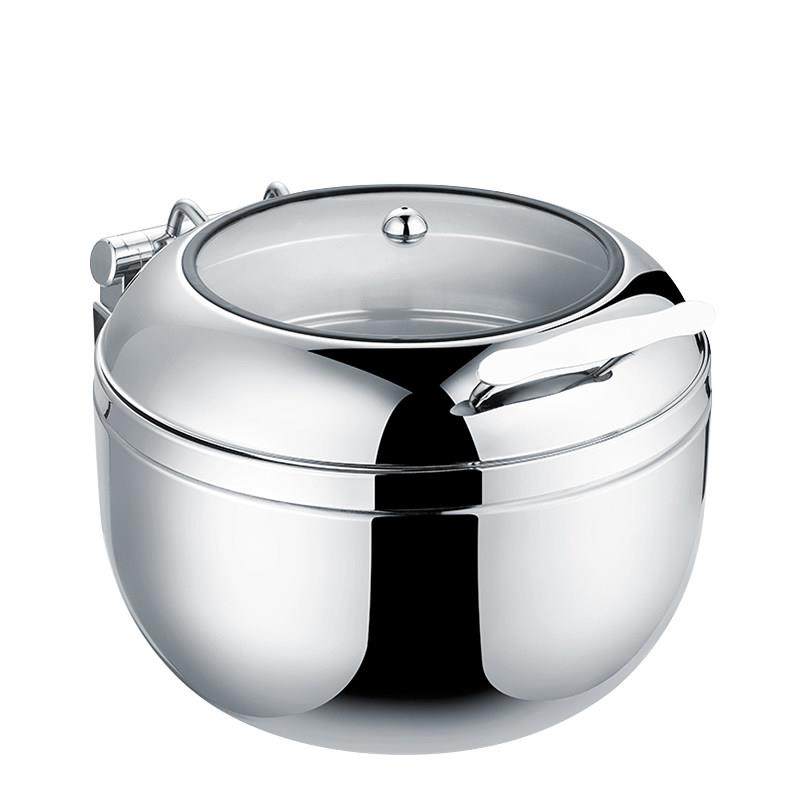 液压自助餐保温汤炉11L圆形可视布菲炉酒店自助餐汤锅电加热,淘宝优惠券,粉丝福利购,淘宝优惠卷