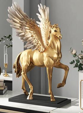 大型马客厅装饰摆件轻奢时尚马到成功家居饰品电视柜办公室工艺礼