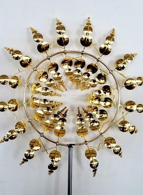 跨境亚马逊爆款户外金属风车铁艺工艺品创意花园风车摆饰现货