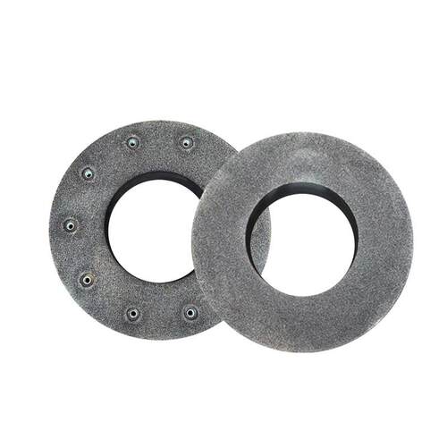 螺栓紧固双端面磨床树脂磨簧机专用弹簧砂轮带螺帽棕白刚玉散热孔 - 图3