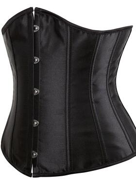 Corset Mujer Satin Underbust Korset Gothic Korsett For Women
