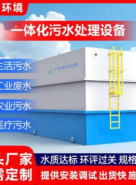 一体化污水处理设备一体机环保mbr膜碳钢小区生活污水处理设备箱