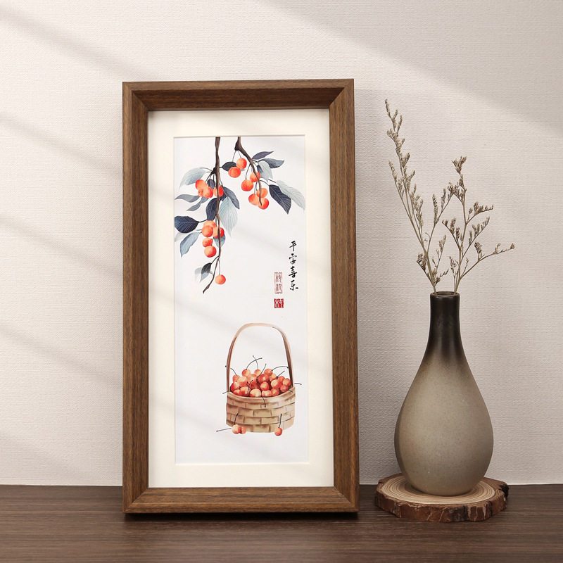 长方形书法作品字画装裱框相框迷你窄长条画框摆件加长横竖外框,淘宝优惠券,粉丝福利购,淘宝优惠卷