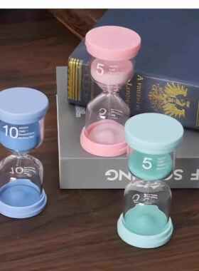 创意沙漏计时器儿童学生学习时间管理20/30/60分钟流沙瓶摆件礼物