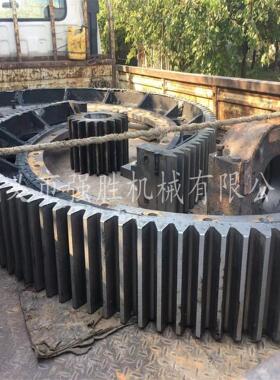 铝粉球磨机大齿轮 管磨机齿圈传动轴配件加工 非标配件测量设计