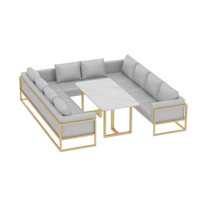 北欧茶楼餐吧休息区咖啡厅休闲 会客商用皮革茶餐厅沙发卡座餐桌,淘宝优惠券,粉丝福利购,淘宝优惠卷