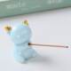 Cross-border creative ceramic deer traced gold thread incense insert Yilu has you thread incense burner tea pet crafts ornaments