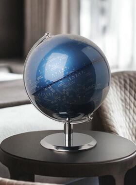 轻奢高档地球仪办公室摆件家居客厅酒柜电视柜书房桌面软装饰品