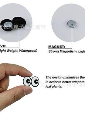 亚马逊新品Plant magnet gift可爱植物叶装饰植物磁铁眼睛工艺品