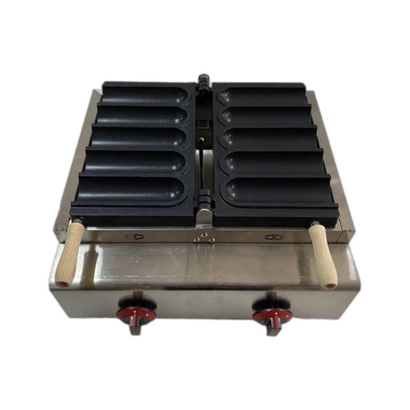 Commercial Internet celebrity electric heating five-grid chicken roll machine non-stick pan pancake machine street stall stainless steel snack equipment