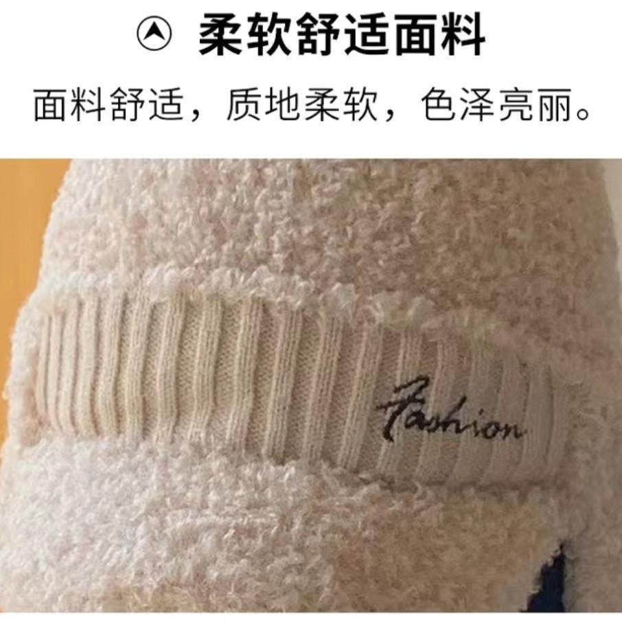 毛绒鸭舌棒球帽女大檐雷锋帽子女可爱加绒护耳防寒套头帽百搭帽子,淘宝优惠券,粉丝福利购,淘宝优惠卷