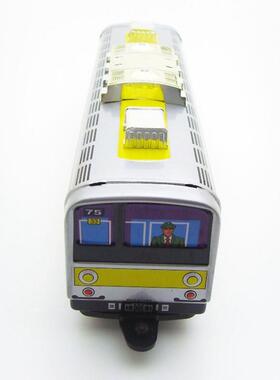 MF355地铁列车车厢轨道电车车厢复古怀旧创意摆件铁皮工艺品