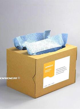 ORDER 苏州欧德蓝色3331B抽取式/盒装除油布汽车喷涂专用擦拭布