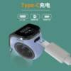 Touch-type luminous hand press ring type rechargeable smart digital display manual electronic counter finger counter mini