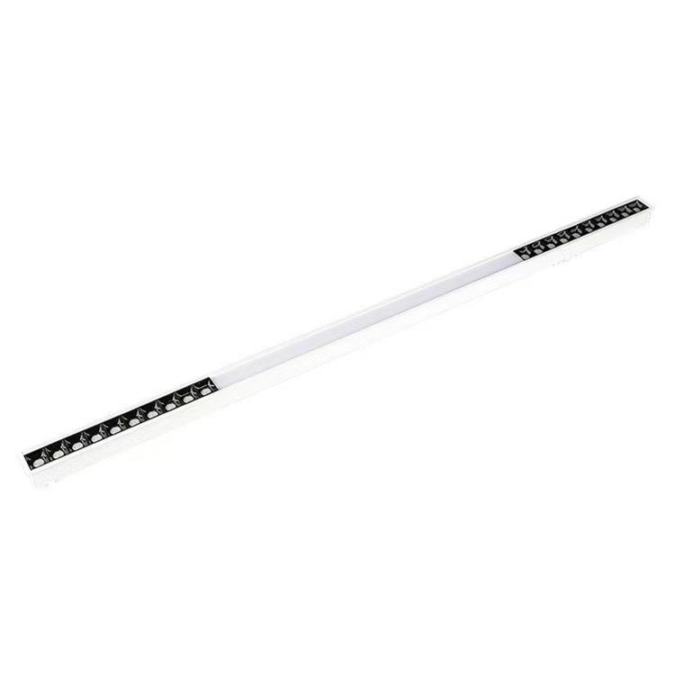 Long strip spotlight led embedded ceiling grille light linear living room no main light rectangular spotlight flood downlight