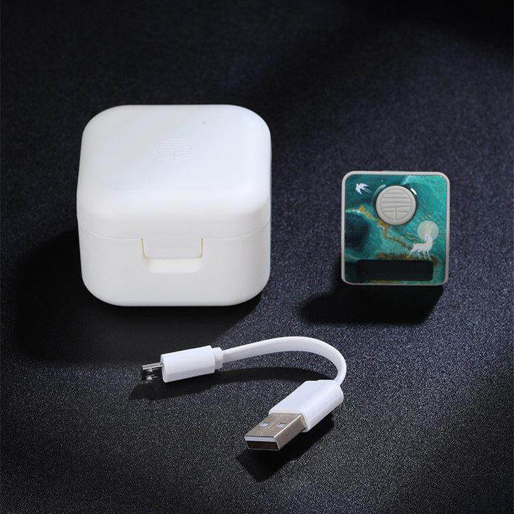New electronic smart hand press small thousand meter + charging thought counter non-Bluetooth luminous ring point counter