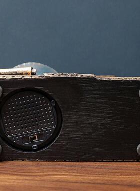 复古铁塔沙SL/70漏水晶球乐八音盒礼发光桌人面摆件三八妇女音女