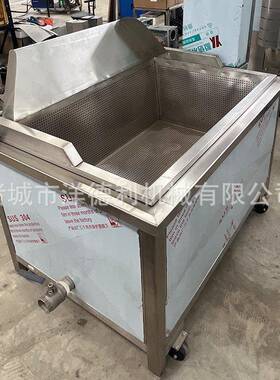 豆泡全自动油炸机鸡肉块肉丸子油炸机油面筋油炸锅花生米油炸设备