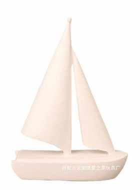 厂家酒柜装饰品工艺品摆设一帆风顺船摆件桌面办公室家居现代简约