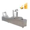 Automatic temperature control coupled frying machine double mesh belt frying equipment scraper eggplant box line efficient intelligent temperature control