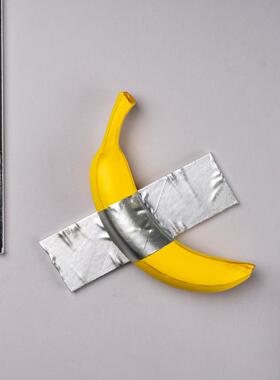 跨境新品胶带香蕉挂件创意家居树脂工艺品壁饰墙壁装饰品酒吧挂件