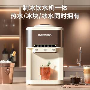 大宇制冰机小型家用即热式饮水一体机冷热水冰块制作机商用造冰机