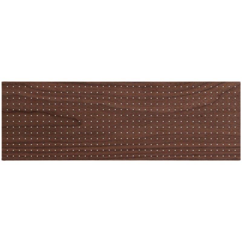Chong black walnut hole board storage rack display hanging board hook accessories wooden solid wood wall storage customization