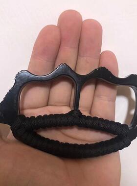 户外指虎训练救生拳扣二指四扣防身野外紧急护卫用具武术搏击道具