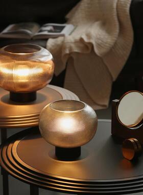 黑色高档围灯床头小灯摆氛件家居YYC-2216夜轻奢桌客厅面软装