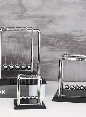 办公桌方形黑底撞球儿童装饰摆件