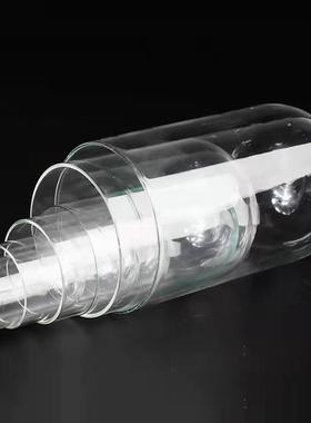 圆头玻璃罩 艺术品模型珠宝首饰观音防尘展示罩 高硼硅透明罩摆件