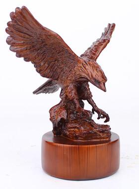 树脂工艺品中式大鹏展翅老鹰摆件电视柜客厅酒柜家居装饰厂家