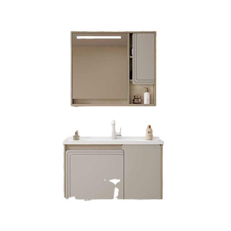 实木烤漆浴室柜组合卫生间简约洗手洗脸盆洗漱台岩板陶瓷一体盆,淘宝优惠券,粉丝福利购,淘宝优惠卷