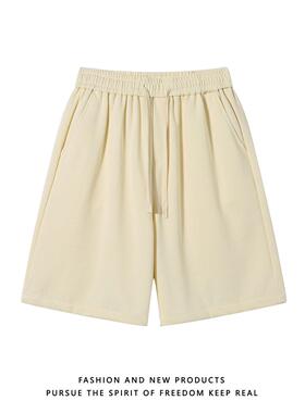 Pack of 3 women’s casual shorts, solid color, drawstring