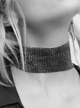 Accessories, metal sequins, party necklaces, accessories,