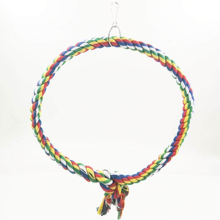 鹦鹉吊环 鸟玩具 圆形圆圈吊环 攀爬环 大中小鹦鹉攀爬绳索 秋千,淘宝优惠券,粉丝福利购,淘宝优惠卷