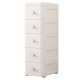 Bathroom drawer storage cabinet with ultra-narrow gap storage cabinet side cabinet multi-layer plastic bedside cabinet