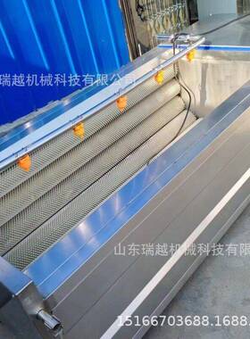 瑞越玉米去须清洗机 核桃仁毛辊脱皮清洗机 白山芋清洗去皮设备