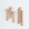 Iwood 8mm-20mm log color hole board matchsticks multi-size solid wood wooden accessories