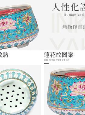莺歌烧电陶炉煮茶家用炉小型泡炉铁壶银壶YG-551\/迷茶你茶型禾器