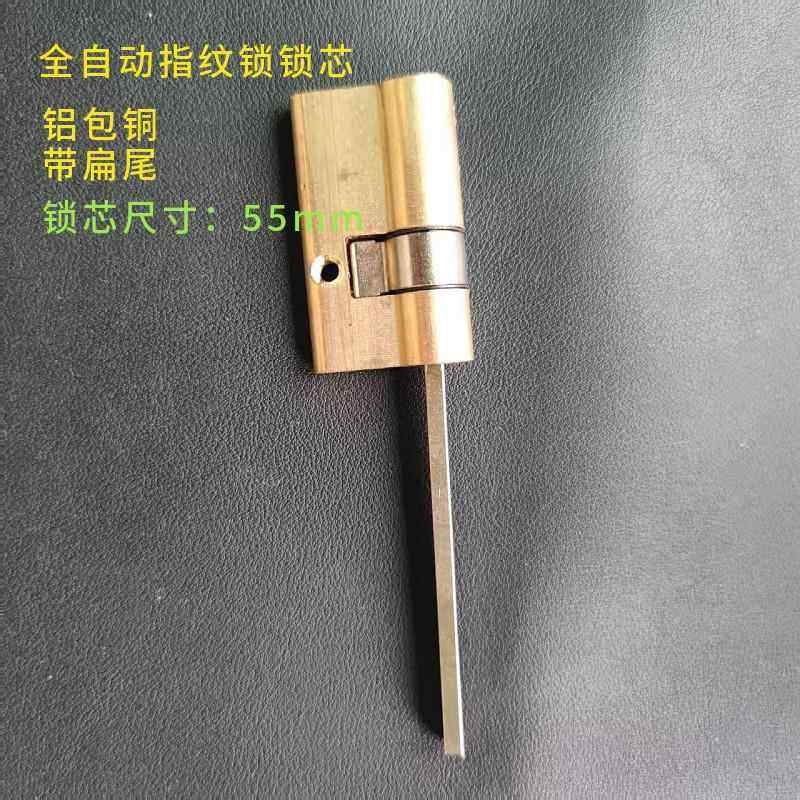 全自动指纹锁芯 折叠钥匙智能锁芯防盗门锁芯超C级带尾巴应急锁芯,淘宝优惠券,粉丝福利购,淘宝优惠卷