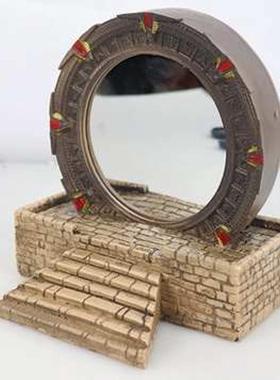 跨境新品电影收藏星际之门发光树脂工艺品装饰品创意小摆件