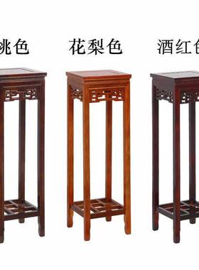 花架阳台实木仿古客厅多层落地仿四方架子盆景架置物架简约